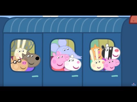 Świnka Peppa po Polsku | Podróż pociągiem ze Świnką Peppą | Bajki Po Polsku