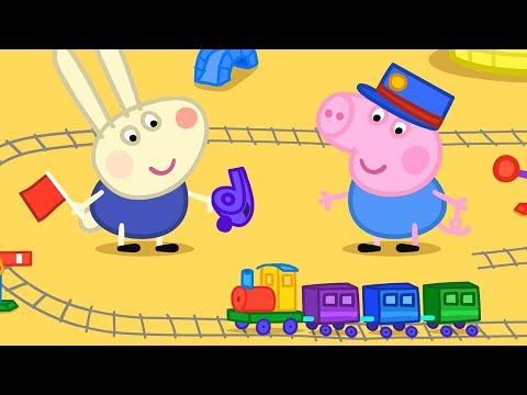 Świnka Peppa po Polsku | Zabawa z pociągami! | Bajki Po Polsku